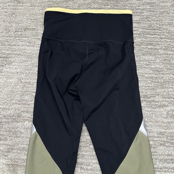 P.E Nation Leggings Womens Small Multicolor Colorblock High Rise Compression - Picture 7 of 15